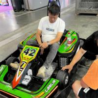 Kart électrique de course avec transmission par chaîne, utilisation en extérieur pour adultes - jusqu'à 80 km/h