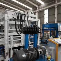 Machine de fabrication de blocs de béton entièrement automatique QT10-15, équipement hydraulique pour briques de ciment emboîtables et pavés creux