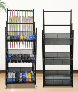 Estante de paraguas de almacenamiento comercial personalizado Exhibición de paraguas extraíble conveniente de hierro - Product Image 2