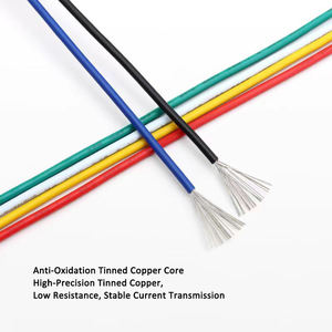Câble chauffant flexible multibrin haute température 1 AWG 600V pour l'alimentation en cuivre étamé isolé au silicone, conforme aux normes CCC CE - Product Image 4