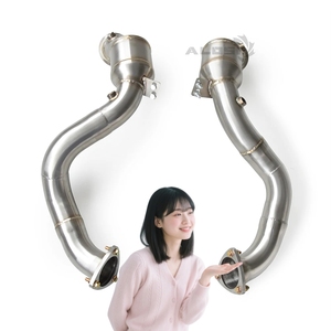 Tubo de Escape de Alto Flujo para Aston Martin <span class=keywords><strong>DB12</strong></span> 4.0T 2023-2025, Acero Inoxidable SS304, Rendimiento de Carreras, Mejora de Potencia - Product Image 1