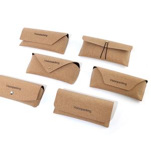 Популярный экологически чистый мягкий Чехол для очков из пробкового материала, футляр для солнцезащитных очков, упаковка с индивидуальным логотипом - Product Image 1