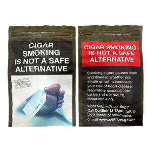 Sachets refermables pour tabac à cigarettes, 30g, 50g, 100g, emballage anti-odeur, sachets refermables pour tabac - Product Image 2