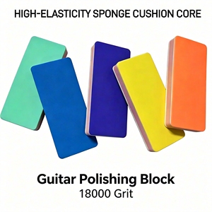 Bloque de Pulido Ultrafino de Grano 18000 para Laca de Trastes de Guitarra, Esponjas de Lijado con Núcleo de Espuma de Alta Elasticidad - Product Image 3