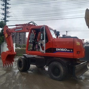 Excavadora de ruedas Doosan 150W-7 usada de grado exclusivo en venta - Product Image 2