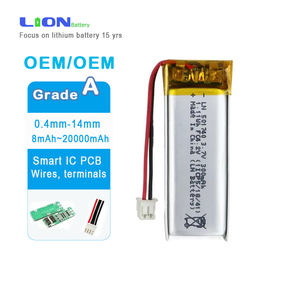 폭발 방지 배터리 501740 300mAh 3.7V 리튬 이온 배터리 어린이 모니터링용 OEM/ODM 공장 직판 - Product Image 1