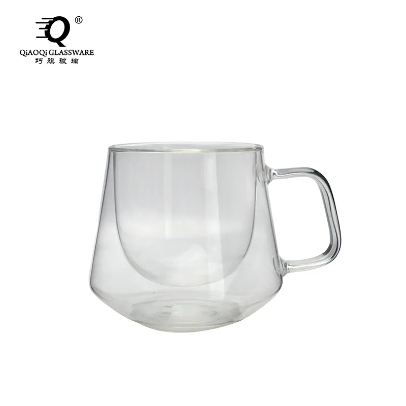 Bán Hot đôi tường thủy tinh borosilicate Cà Phê Trà ly cốc rõ ràng Glass uống nước chai với xử lý