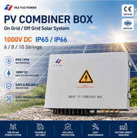 Boîtier de Combinaison PV Huituo pour Système Solaire Hors Réseau et Connecté au Réseau 1000V DC IP65 IP66 Étanche 6 8 10 Chaînes avec Certificat CE
