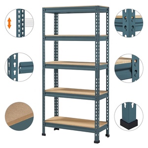 סיטונאי כבד החובה מוסך 5 Tier מדפי אחסון מדפי מתכת מרתף מדפי יחידה אחסון מדפי יחידה - Product Image 3