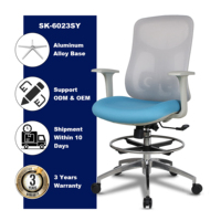 Chaise de caisse pivotante ergonomique en maille pour supermarché et magasin – Vente en gros