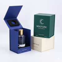 Boîtes de parfum de luxe vides en carton rigide personnalisées avec logo, 30 ml, 50 ml, pour petites entreprises