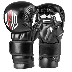 Guantes de MMA de Piel Sintética con Logotipo Personalizado para Sparring, Kickboxing, Entrenamiento de Sanda |   Guantes Profesionales de Artes Marciales Mixtas UFC Muay Thai - Product Image 1