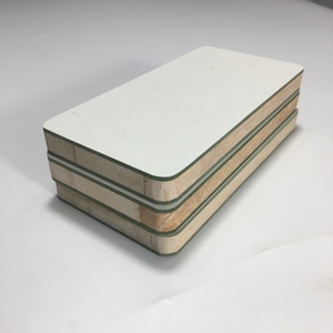 Tableros de Bloques Laminados con Chapa Blanca de Alto Brillo E0 Glue 4*8 de 18 mm, Tableros de Bloques con Chapa de Grado Mueble, Tableros de Bloques de <span class=keywords><strong>Melamina</strong></span> - Product Image 5