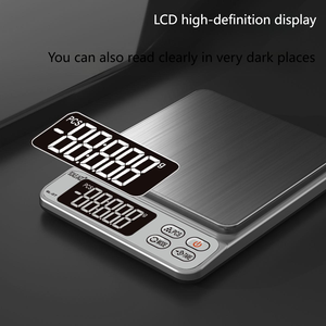 Báscula Digital Portátil, Báscula Electrónica LED, Báscula Postal para Alimentos, Báscula de Cocina con Medición de Peso, Báscula Electrónica LED - Product Image 5