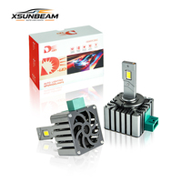 Bombilla LED para Faros Delanteros Serie D, Tubo de Cobre Metálico, 6500K, D1S D3S D5S, Canbus Sin Errores, Plug and Play, Iluminación Delantera para Automóvil