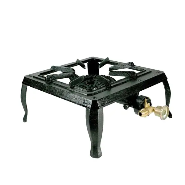 enamel cast iron pan support and grates gas stove
