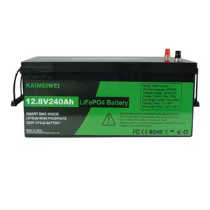 Pack BMS Lifepo4 12v, 24V, 48v, 100ah, 200ah, 240ah, 300ah, batterie Lithium-Ion