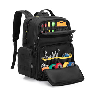 Sacs à dos pour outils robustes, imperméables et durables, pour les artisans en plein air, kit de sacs à outils pour électriciens robustes - Product Image 1