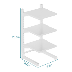Üretici 2-3-4 katmanlı mutfak tencere ve tavalar raf tezgah dolap raf yüksekliği ayarlanabilir Pot organizatör mutfak için - Product Image 2