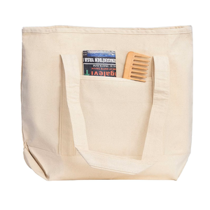 Bán buôn bông vải mua sắm Totes túi có thể gập lại và bền với mô hình hình học và đồng bằng in logo giá rẻ - Product Image 2