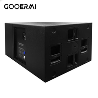 Subwoofer actif Gooermi 3600W SUB9006-AS, haut-parleur de basses de 18 pouces alimenté pour scène, événement en direct, concert, DJ, système de sonorisation de club