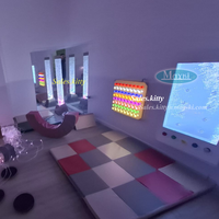 Équipement de thérapie pour l'autisme : Piquets lumineux LED colorés, barres de jeu pour salle sensorielle, piquets muraux, panneau lumineux sensoriel pour jouets sensoriels