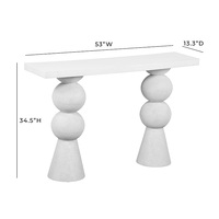 Table console en bois blanc meubles de salon moderne luxe maison couloir Table console minimaliste