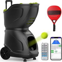 Mesin Pelontar Bola Tenis Otomatis dengan Baterai Lithium, Kelas Profesional, Desain Portabel