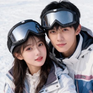 Skiing Glasses Full Rim Spherical Lenses <b>Plastic</b> <b>Frame</b> Polycarbonate Anti Fog UV Protection For Outdoor Sports Men - Product Image 1