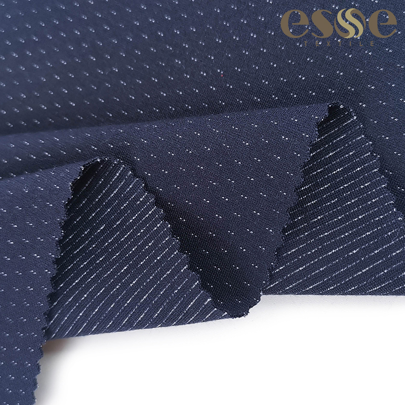 ESSE TEXTILE 40S NR roma ткань dobby siro однотонная окрашенная трикотажная ткань King ponte de ROMA DOTS