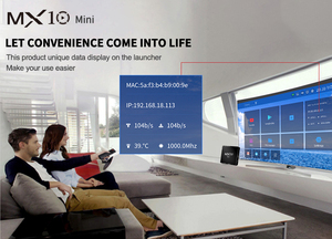 Nhà Máy Trực Tiếp Thông Minh TV Box Mx10 Mini 2.4G 5G Wifi Bluetooth <span class=keywords><strong>Android</strong></span> 10 Amlogic 4K <span class=keywords><strong>Quad</strong></span> <span class=keywords><strong>Core</strong></span> Set Top Box 2G 4G 16G 32G 64G - Product Image 5