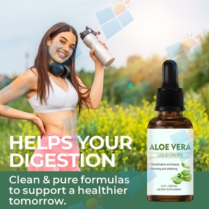 Gouttes liquides d'aloe vera 60 ml avec formule d'extrait botanique pour le bien-être quotidien et la nutrition beauté Fournisseur OEM de marque privée - Product Image 6