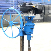 La Chine trou de forage électrique puits d'eau plate-forme de forage hydraulique à essence portable plate-forme de forage de mine agricole prix