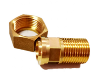 Mesin CNC fitting union meteran air kuningan bebas Timbal