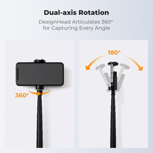 Trípode Selfie Stick de Aleación de Aluminio K&F Concept X96 de 1.75m con Control Remoto Bluetooth Recargable y Luz de Relleno - Product Image 6