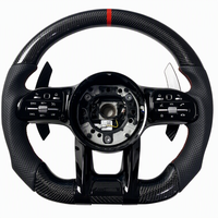 Volant Mi-Alcantara Fibre de Carbone à LED pour Mercedes-Benz ML W164 W166 W211 W212 C117 C118 W251 W176 W204 W205 C63s AMG