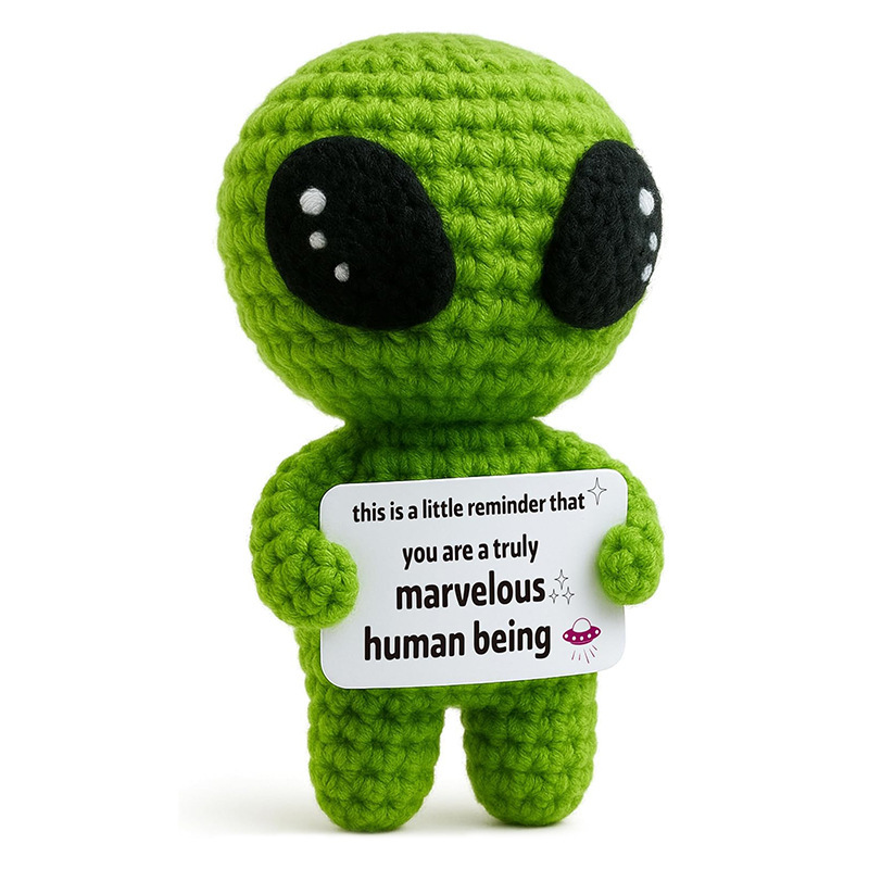 Green Alien-t card