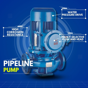 60mm Pipeline Automatic Vertical Inline Centrifugal <b>Water</b> Pipeline <b>Pump</b> - Product Image 3