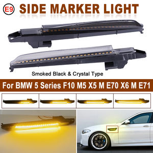 Feux latéraux de garde-boue LED dynamiques pour <span class=keywords><strong>BMW</strong></span> Série 5 F10 M5 S63N FV91 FV92 FV93 2010-2016 Clignotant séquentiel - Product Image 3