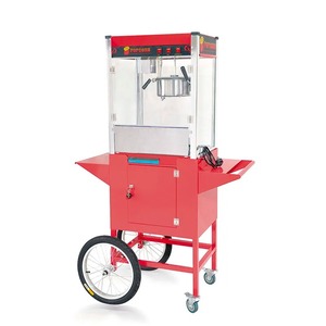 Precio de fábrica, máquina Industrial aprobada por CE, máquina expendedora de <span class=keywords><strong>palomitas</strong></span> de maíz de caramelo comercial eléctrica con carrito - Product Image 1