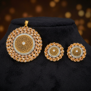 Fabricants et grossistes d'ensembles de pendentifs en alliage de zircon artificiel en Inde pour les occasions de mariage, de fiançailles, d'anniversaire, de fête - Product Image 2