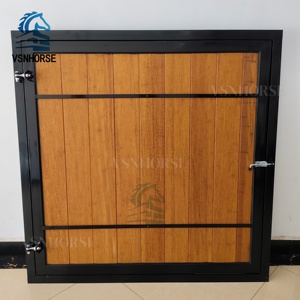 At tezgahları için güçlü çelik çubuklar eko bambu ile havalandırmalı ahır penceresi gelişmiş çiftlik güvenliği ve dayanıklılık - Product Image 2