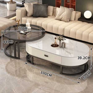 <span class=keywords><strong>Table</strong></span> basse pliable minimaliste haut <span class=keywords><strong>de</strong></span> gamme en pierre, petite <span class=keywords><strong>table</strong></span> à thé simple pour appartement <span class=keywords><strong>de</strong></span> luxe ou salon - Product Image 6