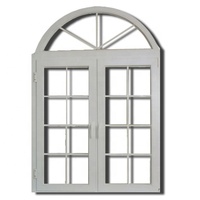 Fenêtres UPVC à battant suspendu à double vitrage de conception standard Fenêtres en PVC Fenêtres en vinyle Fenêtre à battant insonorisée