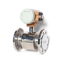 Integrated Digital Electromagnetic Electronic Flowmeter Stainless Steel 4-20mA RS485 Modbus PTFE Lined Liquid Water Sewage Oil