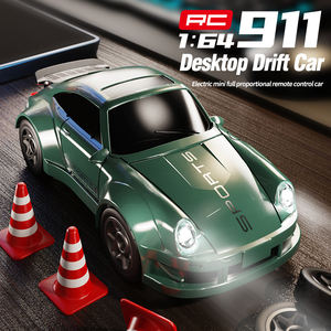 1:<span class=keywords><strong>64</strong></span> RC Drift Auto - 2.4G 4WD Afstandsbediening met LED Verlichting, 50m Bereik, Klaar om te racen voor Bureaublad Gaming & Collectie Display - Product Image 2