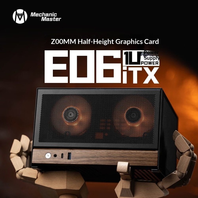 Sugar Cube Mechanical Master E06 Mini ITX Case Small Box Horizontal Home Desktop Computer