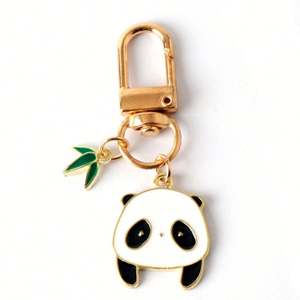 Llaveros promocionales de metal con forma de panda, de aleación de zinc, para carritos de compras, con MOQ bajo - Product Image 2