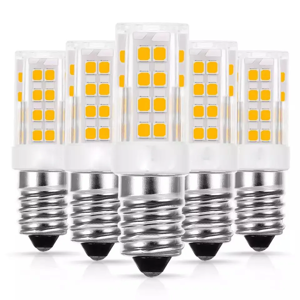 LOHAS gran oferta E12 E14 E17 LED Luz de maíz bombilla LED blanco cálido 3000K 5W cerámica Mini E14 bombilla para máquina de coser de araña