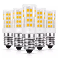 Bombilla LED de mazorca de maíz E12 E14 E17, minibombilla blanca cálida de 3000K y 5W, perfecta para iluminación del hogar, gran oferta